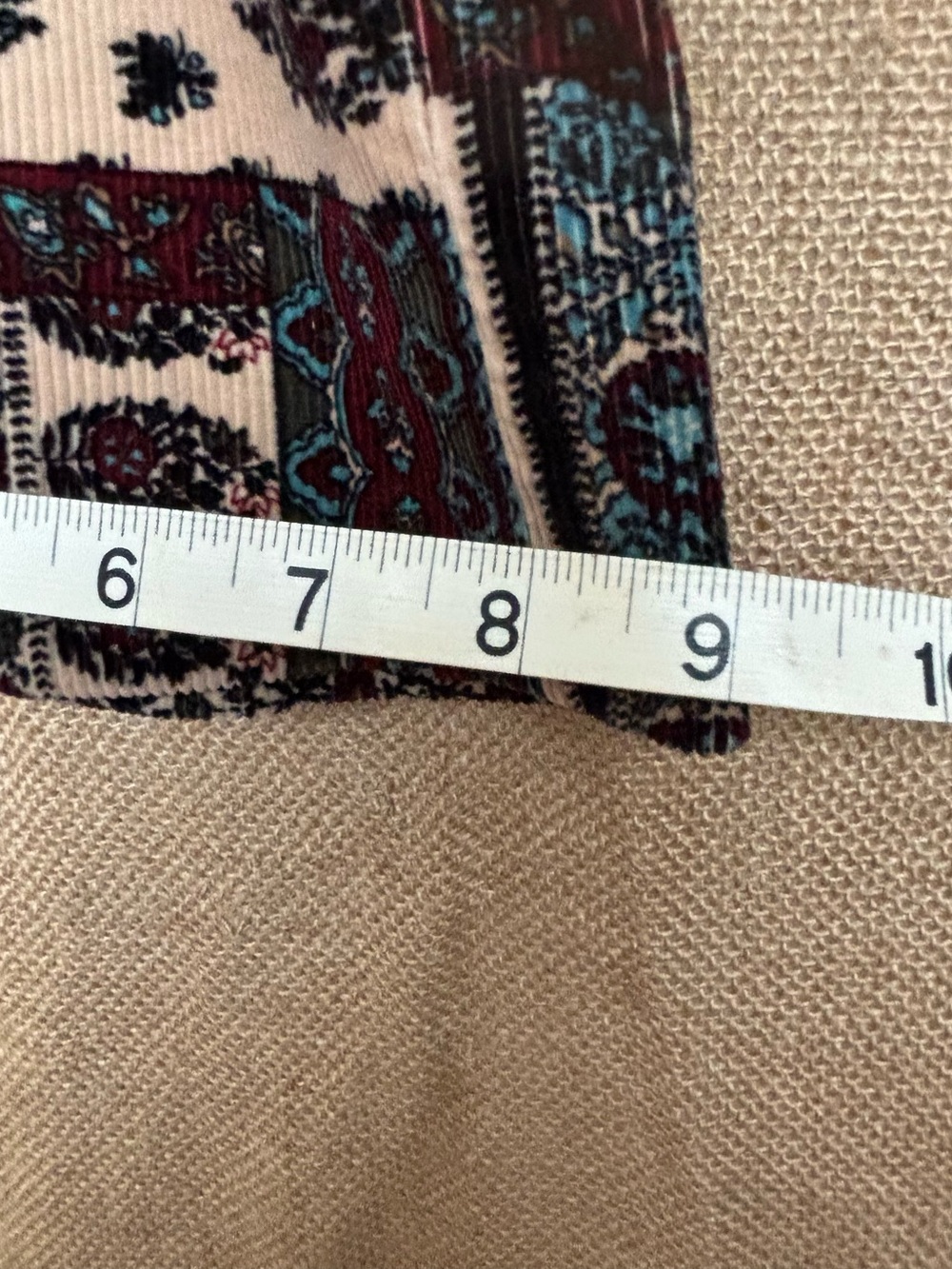 Harold's Multicolor Bohemian Corduroy Trousers - Picture 10 of 11